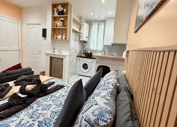 アパート Bright In Center Butte Aux Cailles Metro 7 & 14 パリ